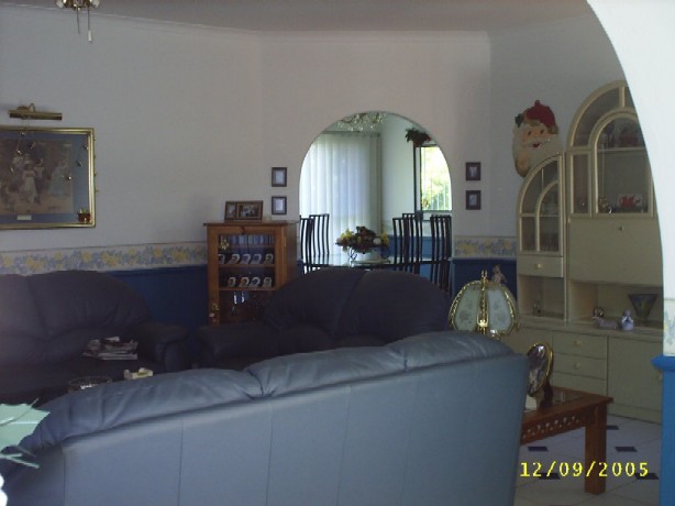 The lounge and dining room